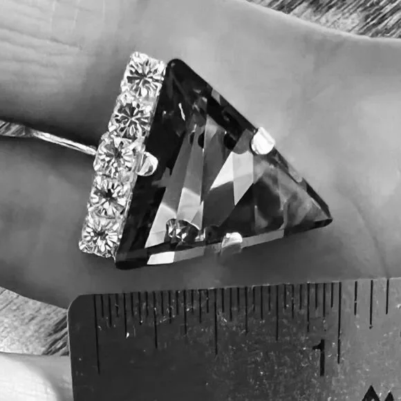 Handcrafted earrings with Swarovski crystal - Picture 5 of 5